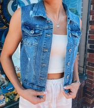 Load image into Gallery viewer, Metaphysical Denim Vest