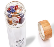 Load image into Gallery viewer, Chakra Alignment Crystal Infused Water Bottle