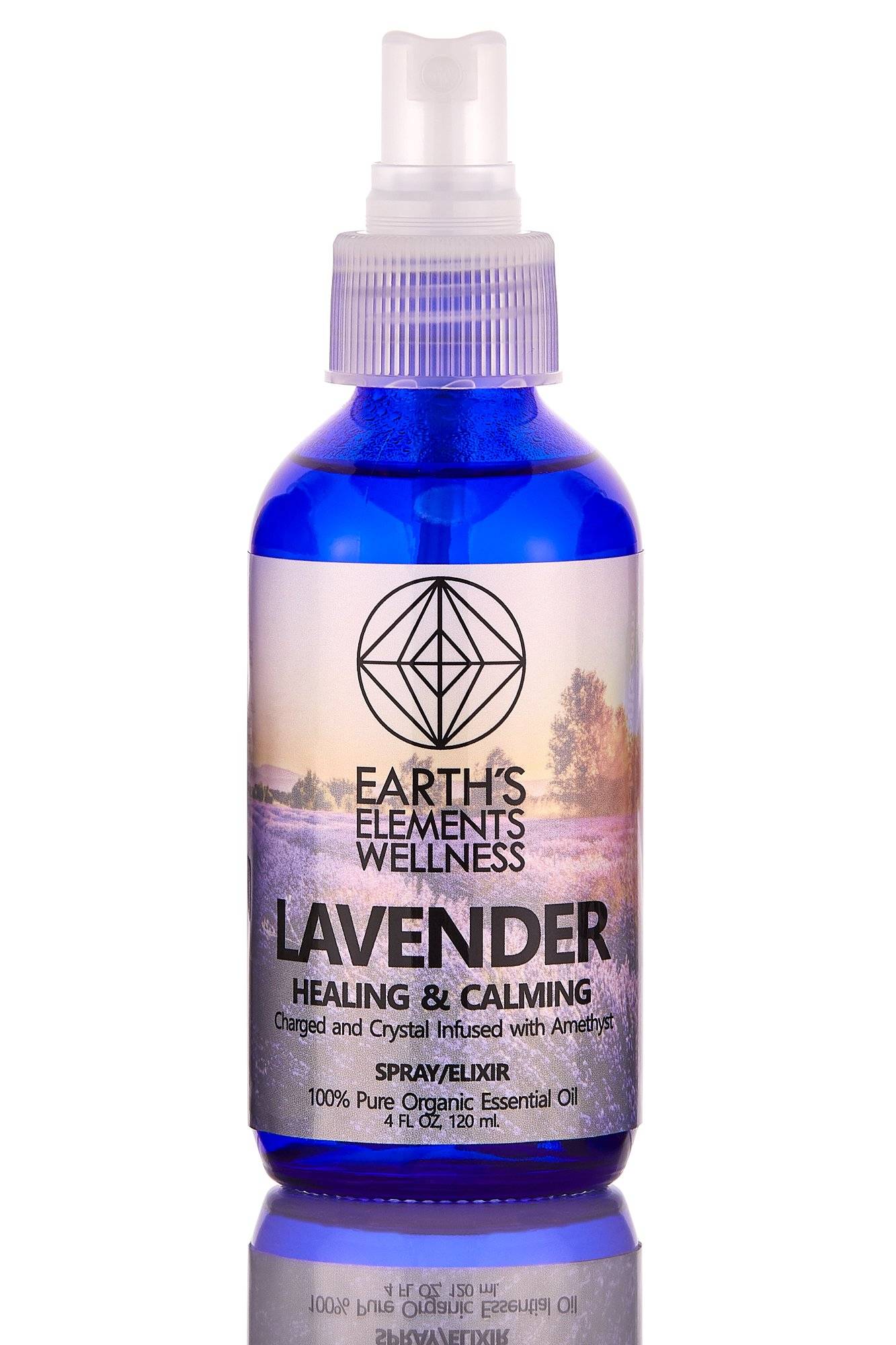 Organic Lavender: Charged and Crystal Infused with Amethyst