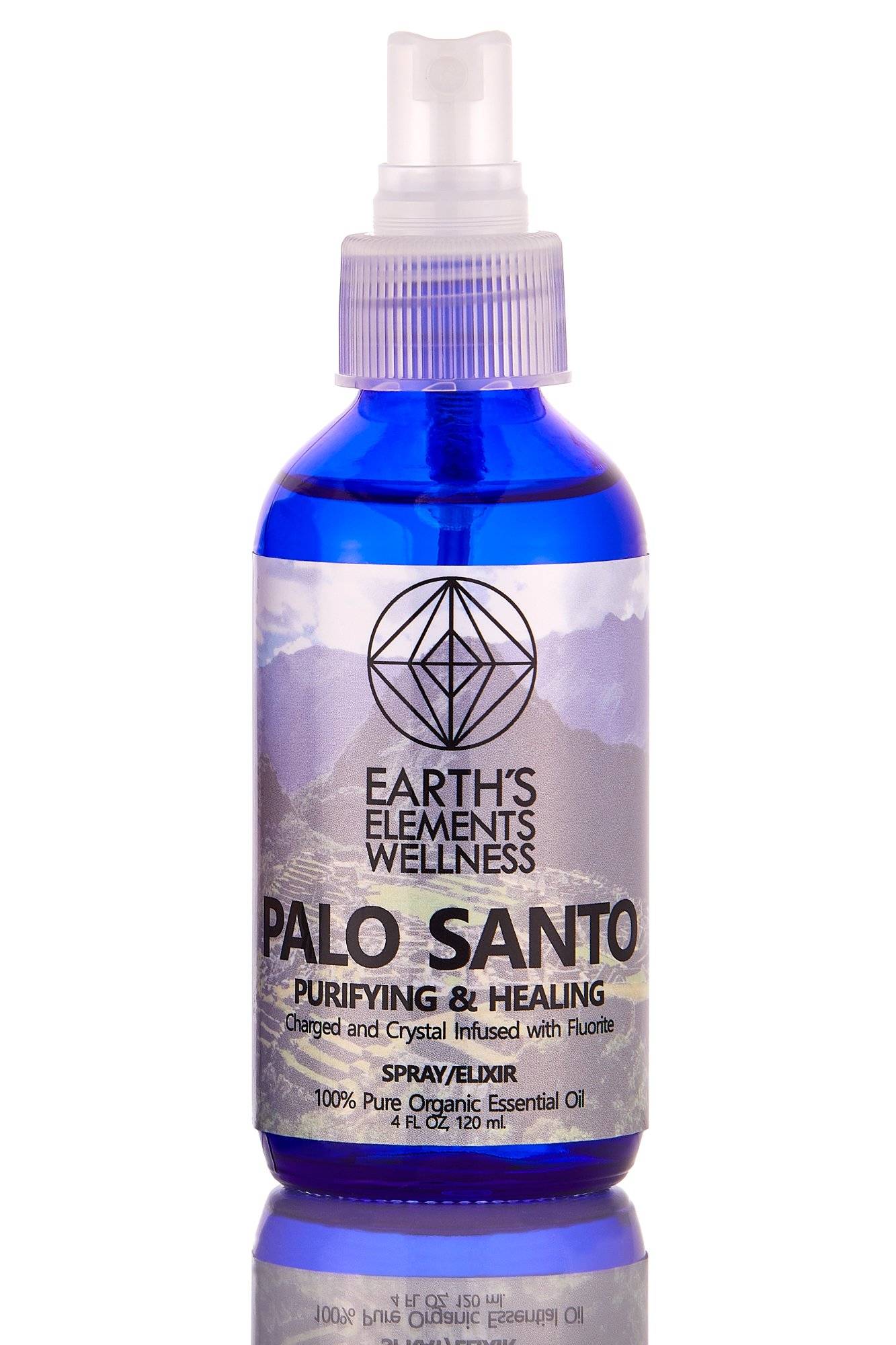 PALO SANTO: Charged and Crystal Infused with Fluorite