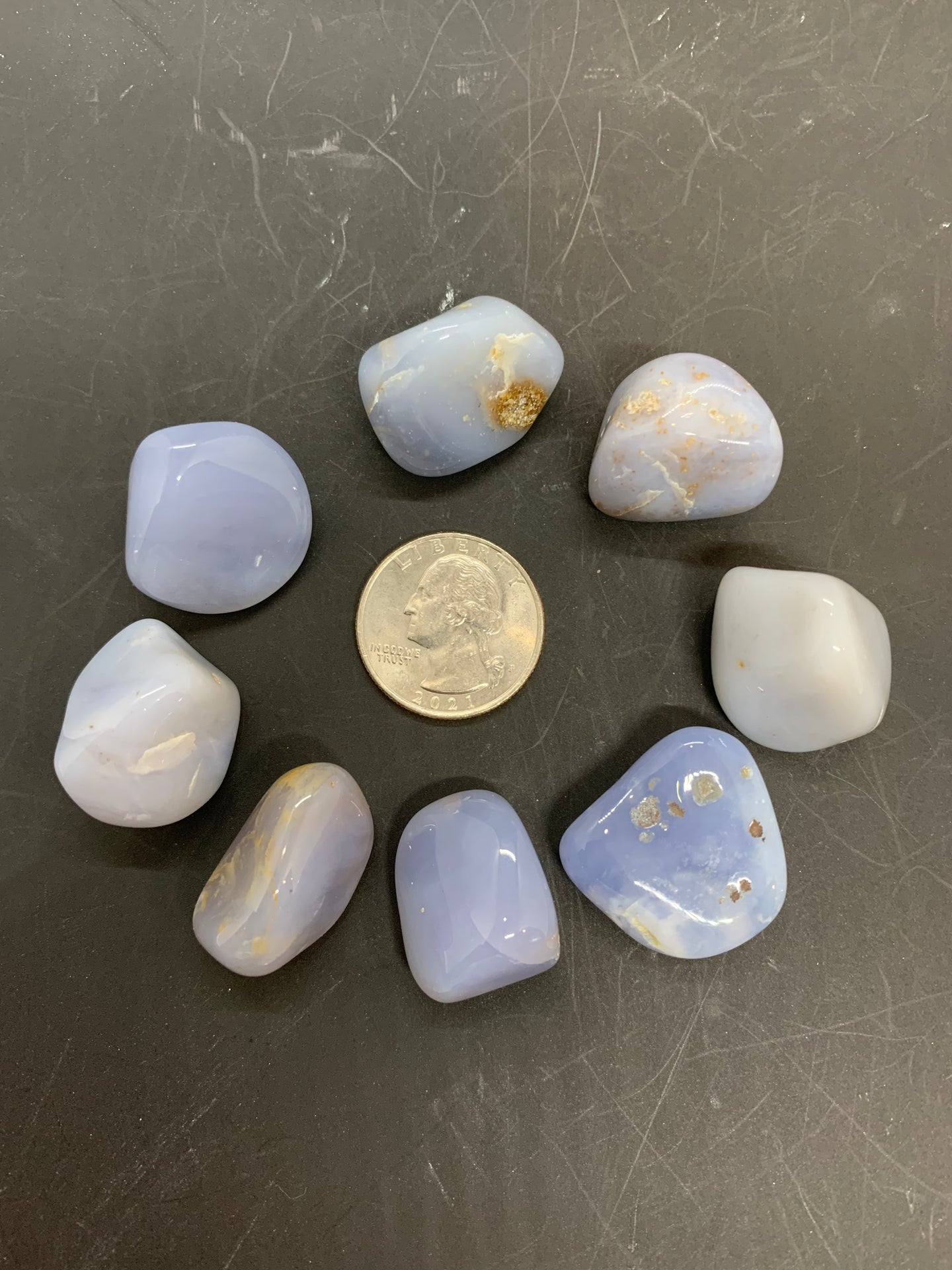 Blue Chalcedony Tumble