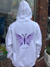 Load image into Gallery viewer, SoulScents Butterfly 555 Angel Number Unisex Hoodie
