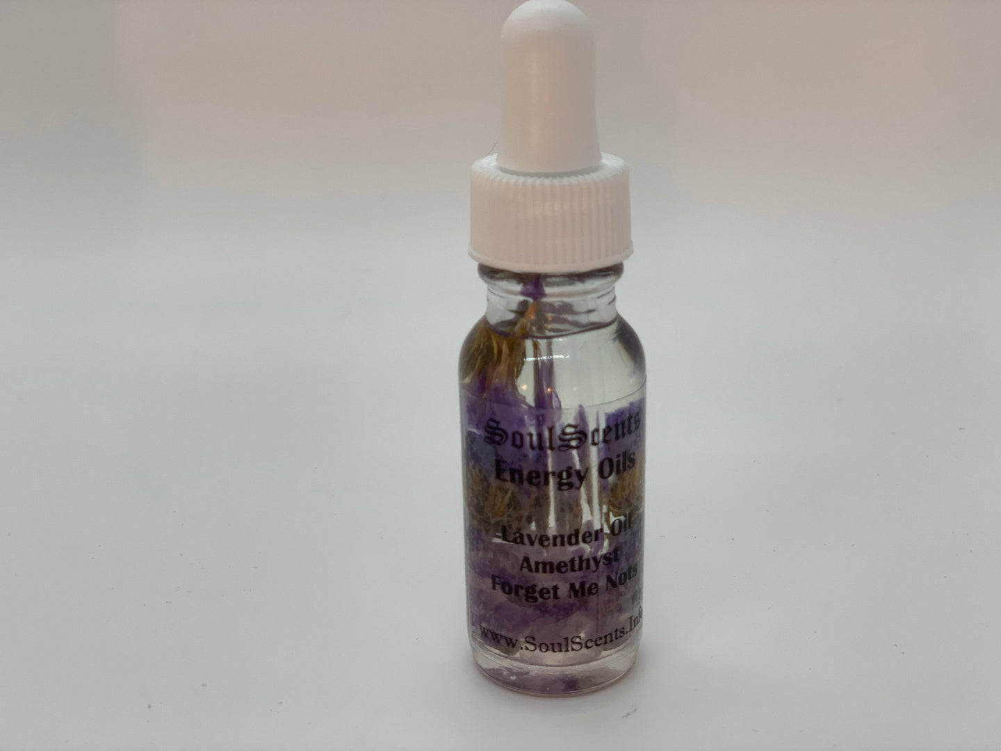 Lavender Energy Oil Infused with Amethyst