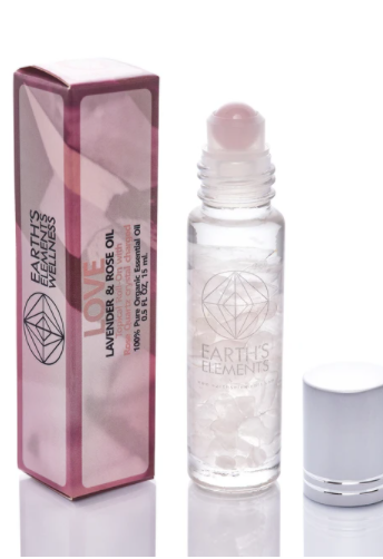 Love Crystal Infused Essential Oil Roller Ball