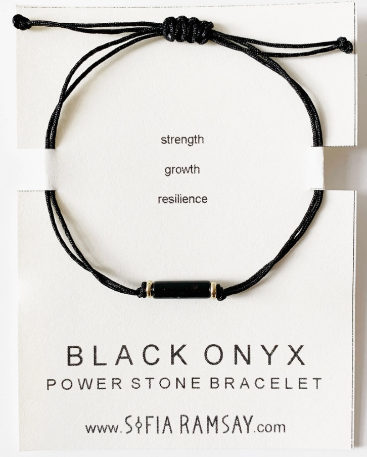 Black Onyx Power Stone Bracelet