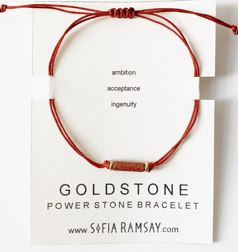 Goldstone Power Stone Bracelet