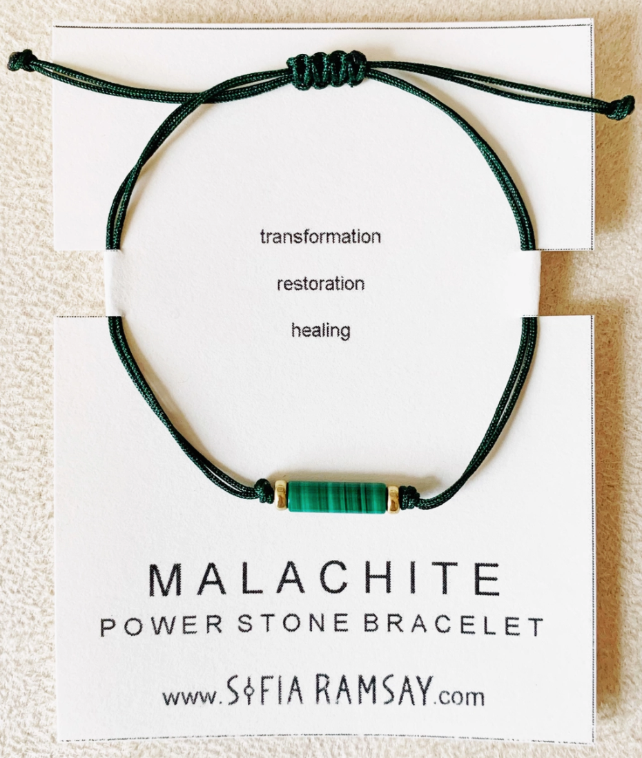 Malachite Power Stone Bracelet