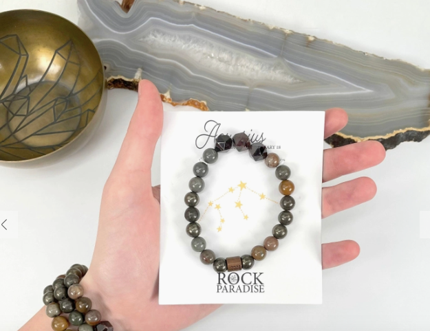 Aquarius Zodiac Bracelet