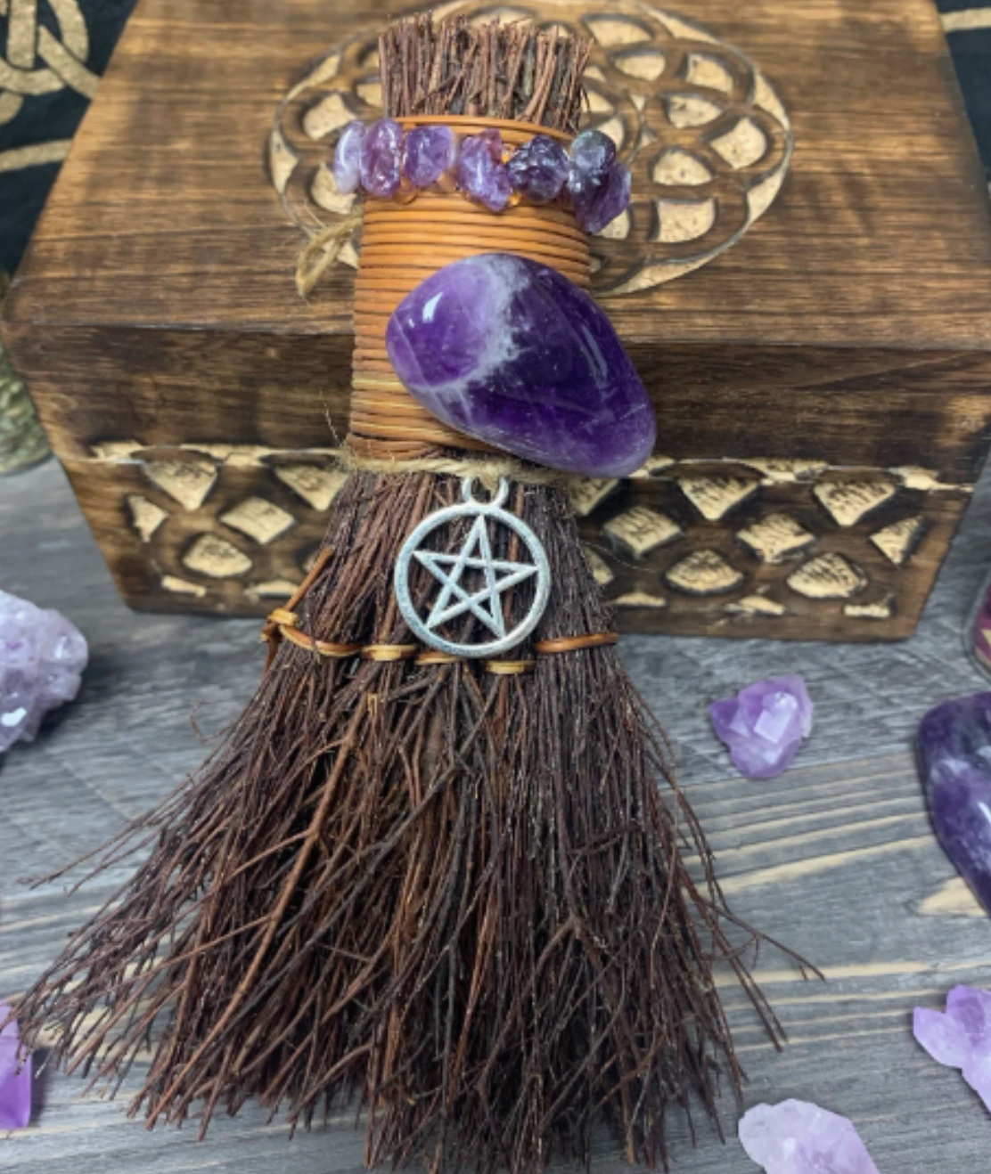 Amethyst Witch's Besom