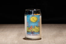 Load image into Gallery viewer, The Moon Tarot Card Crystal Infused Candle
