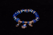 Load image into Gallery viewer, Evil Eye and Hamsa Stretch Bracelet

