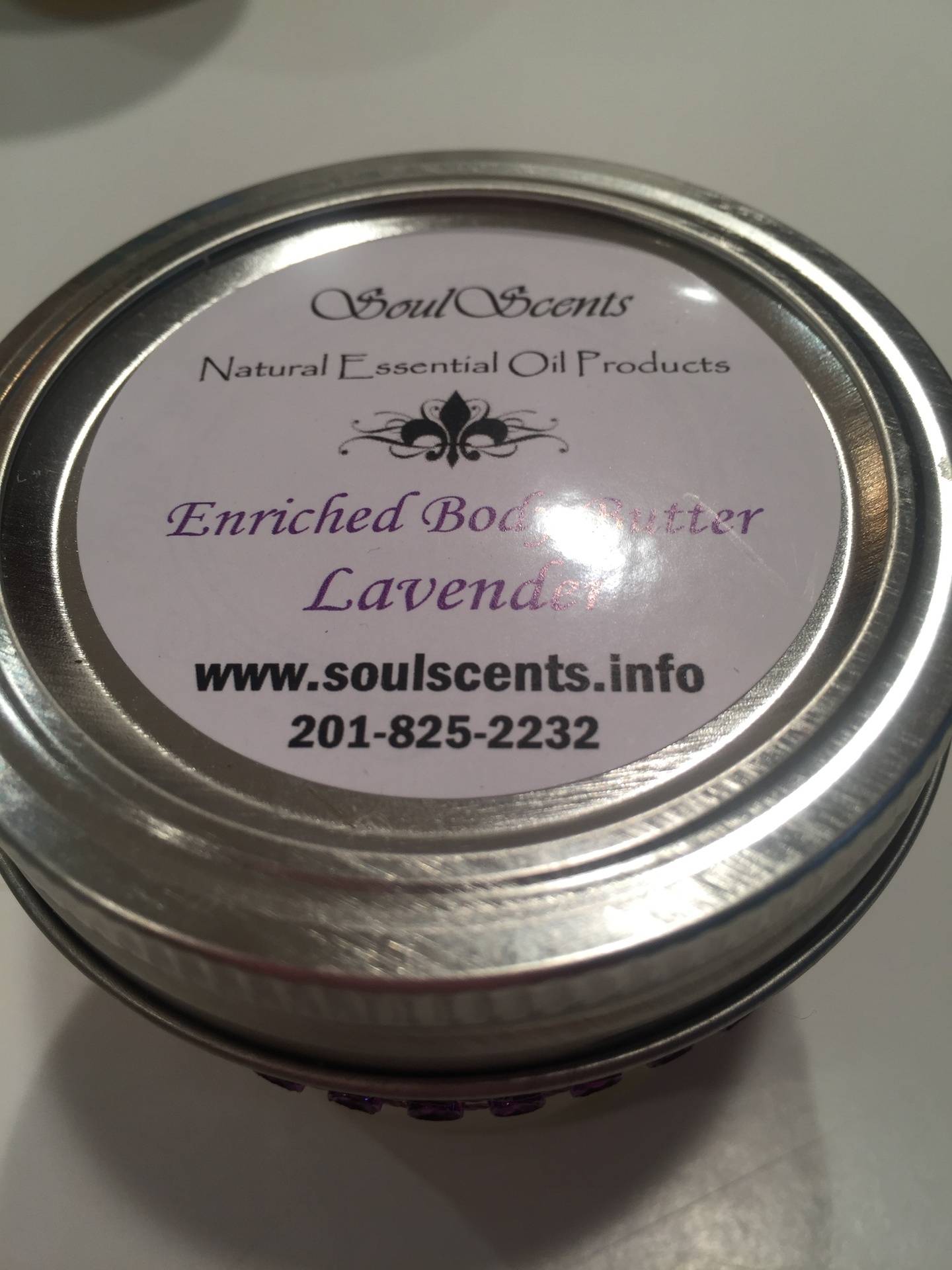 Natural Essential Oils Lavender Body Butter